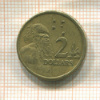 2 доллара. Австралия 2001г