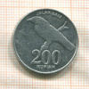 200 рупий. Индонезия 2003г