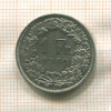 1 франк. Швейцария 1980г