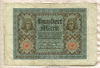 100 марок. Германия 1920г