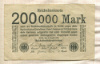 200000 марок. Германия 1923г