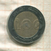 100 динаров. Алжир 2017г