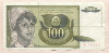 100 динаров. Югославия 1991г