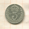 3 пенса. Великобритания 1915г