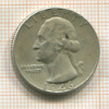 1/4 доллара. США 1946г