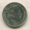 5 франков. Монако 1971г
