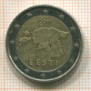 2 евро. Эстония 2011г