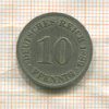 10 пфеннигов. Германия 1889г