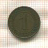 1 пфеннинг. Германия 1924г