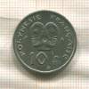 10 франков. Французская Полинезия 1972г