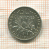 50 сантимов. Франция 1918г