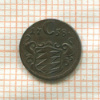 1 пфенниг. Бавария 1758г