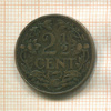 2 1/2 цента. Нидерланды 1918г