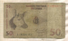 50 франков. Конго 1997г