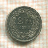 2 франка. Швейцария 1995г
