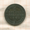 1 грош. Пруссия 1865г