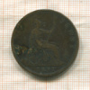 1 пенни. Великобритания 1891г