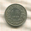 1 франк. Швейцария 1956г