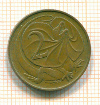 2 цента. Австралия 1966г