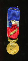 Золотая Почетная Медаль Министерства Труда. Франция