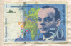 50 франков. Франция 1994г