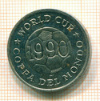 Монетовидный жетон. Кубок мира 1990г.Камерун