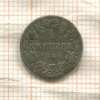 1 крейцер. Бавария 1846г