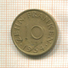 10 франков. Саарланд 1954г