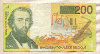 200 франков. Бельгия 1995г
