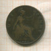 1 пенни. Великобритания 1902г