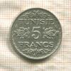 5 франков. Тунис 1936г