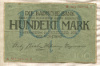 100 марок. Германия 1918г