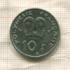10 франков. Французская Полинезия 1985г