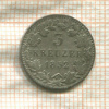 3 крейцера. Бавария 1852г