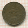 1 пенни. Южная Африка 1939г