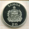 10 долларов. Самоа. ПРУФ 1998г