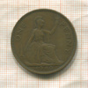 1 пенни. Великобритания 1940г