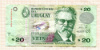 20 песо. Уругвай 2011г