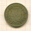 1/2 пенни. Ямайка 1869г