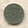 5 франков. Люксембург 1949г