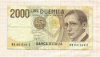 2000 лир. Италия