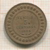5 сантимов. Тунис 1893г