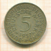 5 марок. Германия 1957г