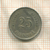 25 пенни. Финляндия 1921г