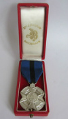Серебряная медаль ордена Леопольда II . Бельгия. В оригинальном футляре