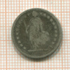 1/2 франка. Швейцария 1978г