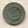 10 сентаво. Боливия 1874г