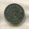 Нотгельд. 5 пфеннигов. Германия. Грюнберг