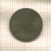 1 крейцер. Франкфурт 1839г