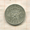 1/4 гульдена. Нидерландская Индия 1945г